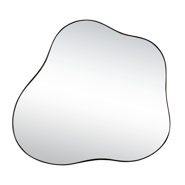 Cloud Shaped Metal Accent Wall Mirror - Black Cloud Shaped Metal Accent Wall Mirror - Black
