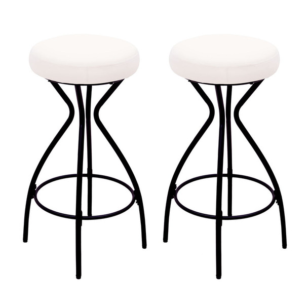 Modern Backless Bar Stools For Kitchen Island (Set of 2)