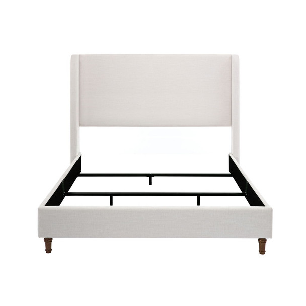 Hayden - Upholstered Wingback Bed With Tall Headboard