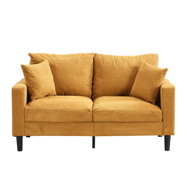 High Resilience Loveseat Sofa With Wooden Frame High Resilience Loveseat Sofa With Wooden Frame