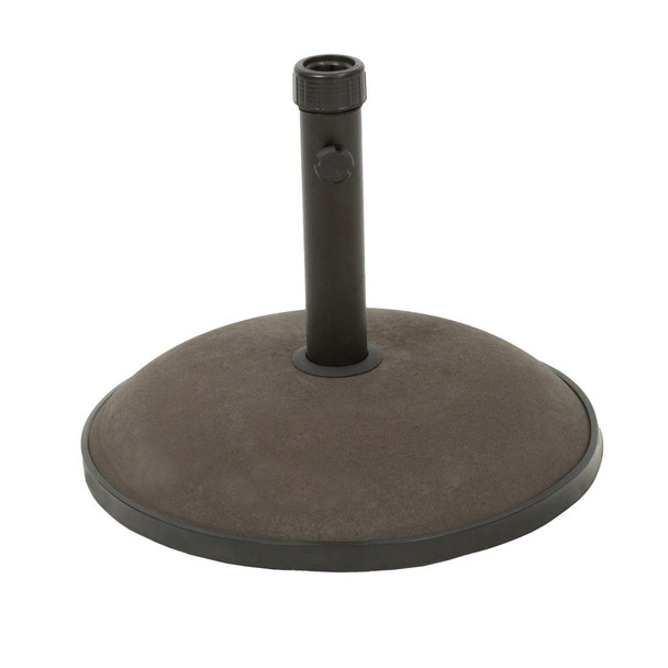 Holder Round Umbrella Base 33 Lbs Concrete - Brown