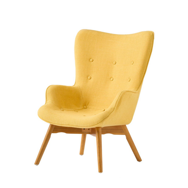 Mid Century Modern Arm Chairs For Living Room - Yellow Mid Century Modern Arm Chairs For Living Room - Yellow