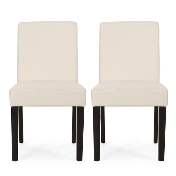 Contemporary Dining Chair With Upholstered Seating And Tapered Legs Contemporary Dining Chair With Upholstered Seating And Tapered Legs