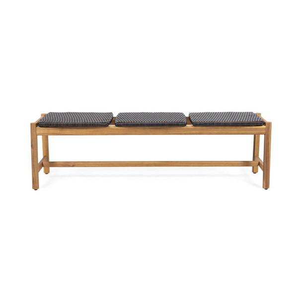 Cambria - Rustic 3 Seater Bench - Teak Cambria - Rustic 3 Seater Bench - Teak