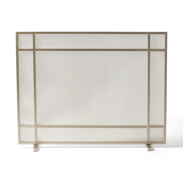 Elegant Iron Fire Screen For Fireplace Protection