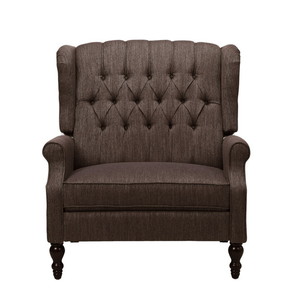 Dunham - Contemporary Fabric Tufted Oversized Pushback Recliner