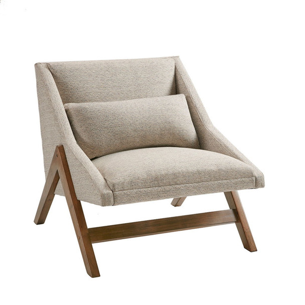 Chair With Removable Pillow - Brown