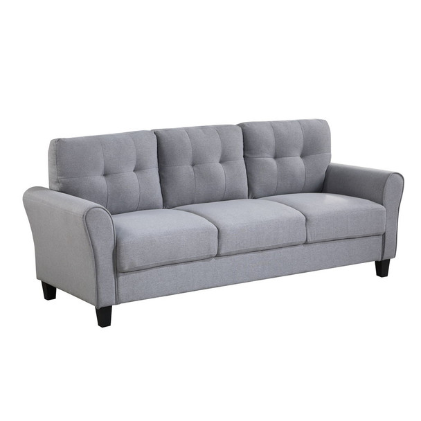 Modern Living Room Sofa Linen Upholstered Couch Furniture For Home Or Office Modern Living Room Sofa Linen Upholstered Couch Furniture For Home Or Office