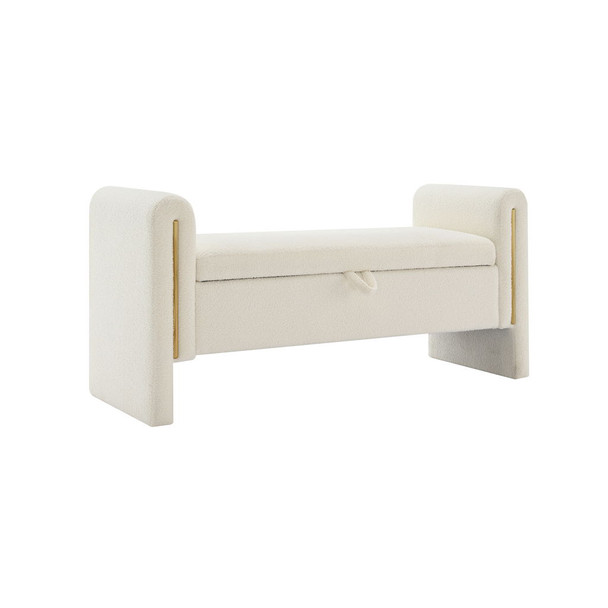 Modern Teddy Upholstered Large Bed End Bench With Arms And Storage Modern Teddy Upholstered Large Bed End Bench With Arms And Storage