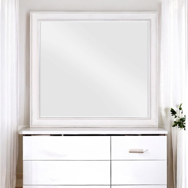 Katia - Weathered Mirror - White Katia - Weathered Mirror - White
