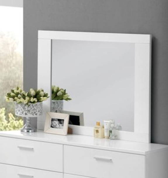 Lorimar - Mirror - White Lorimar - Mirror - White