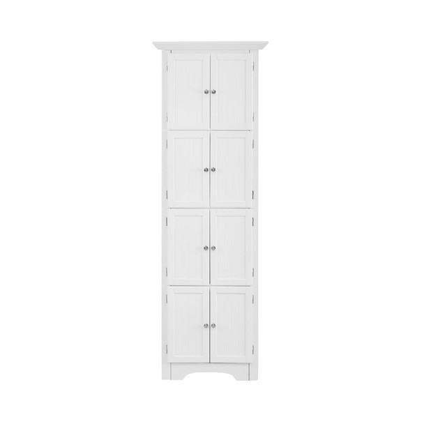 Tall Storage Cabinet With Doors And 4 Shelves For Living Room, Kitchen, Office, Bedroom, Bathroom, Modern Tall Storage Cabinet With Doors And 4 Shelves For Living Room, Kitchen, Office, Bedroom, Bathroom, Modern