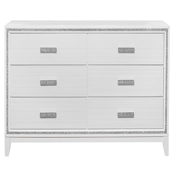 Almera - Glitter Dresser - White Almera - Glitter Dresser - White