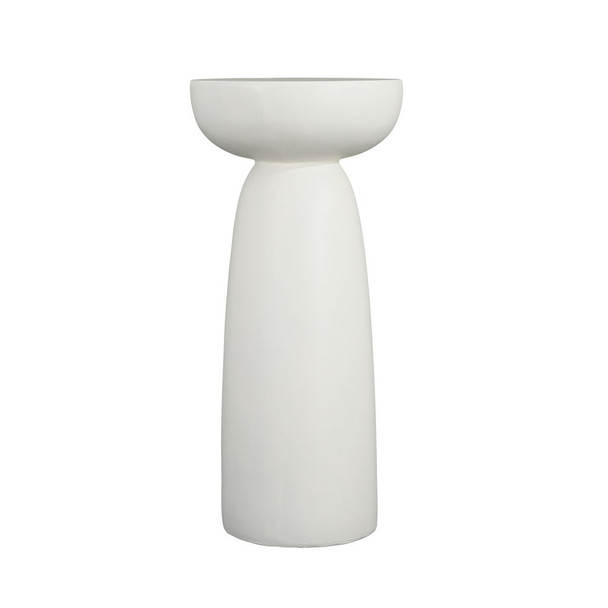 Magnesium Oxide Plant Stand - White