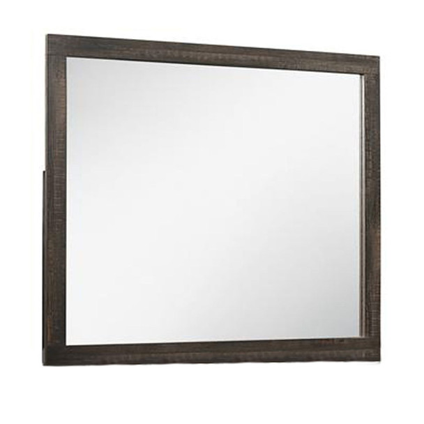 Monica - Mirror With Clean Lines - Dark Oak Monica - Mirror With Clean Lines - Dark Oak