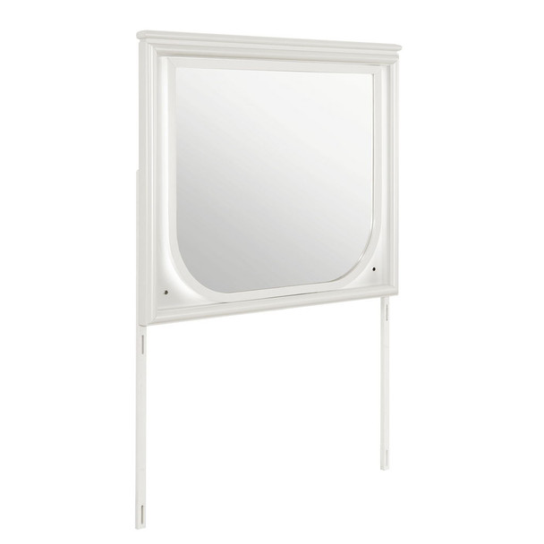Uriuni - Large Scale Mirror With LED Light - Off White Uriuni - Large Scale Mirror With LED Light - Off White