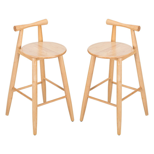 Grove - Indoor Barstool (Set of 2) - Natural