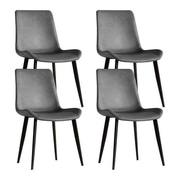 Modern Dining Chairs Ergonomic Design For Kitchen (Set of 4)