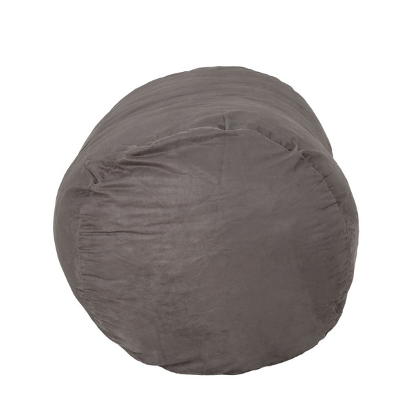 Michael - Modern Cylindrical Suede Bean Bag Chair