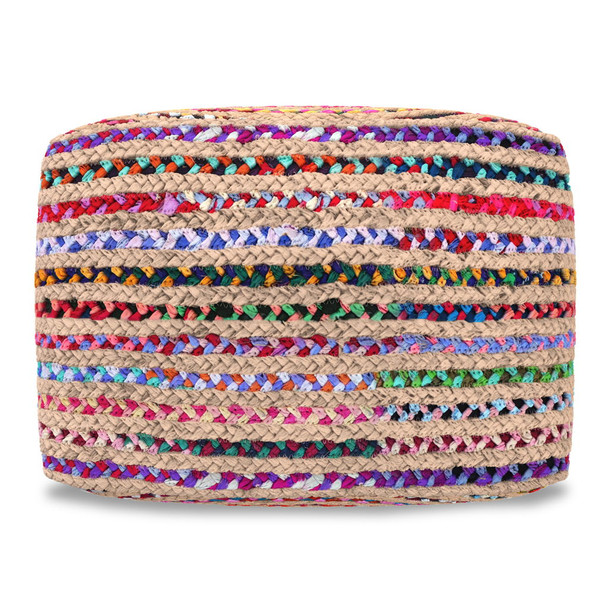Margo - Square Pouf - Multicolor