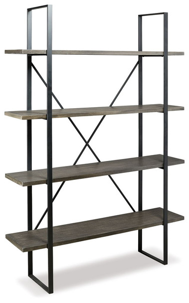 Gilesgrove - Bookcase - Black / Gray