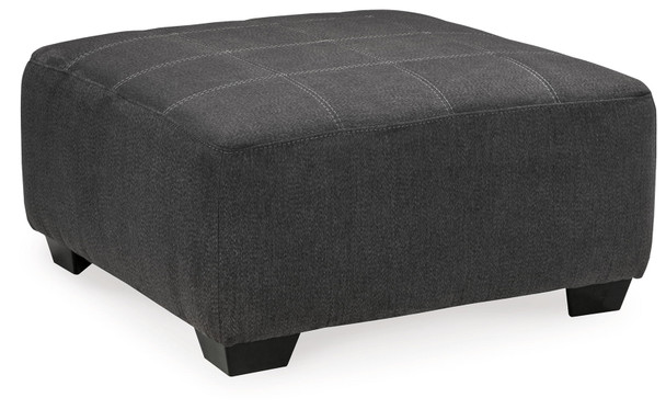 Ambee - Oversized Accent Ottoman - Slate
