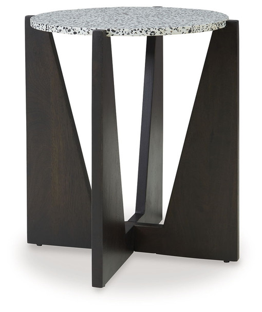 Tellrich - Accent Table - Black / White