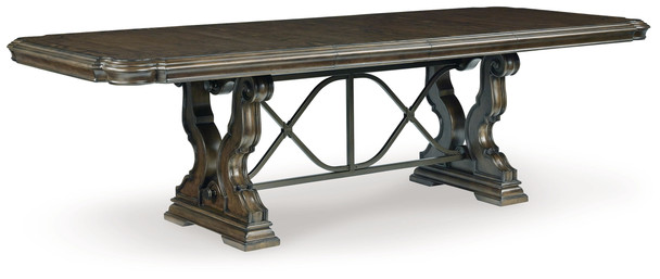 Maylee - Dining Extension Table - Dark Brown
