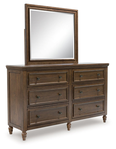 Sturlayne - Dresser And Mirror - Brown