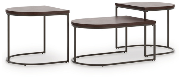 Vanmore - Occasional Table Set (Set of 3) - Dark Brown