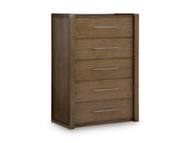 Marxmore - Five Drawer Chest - Brown