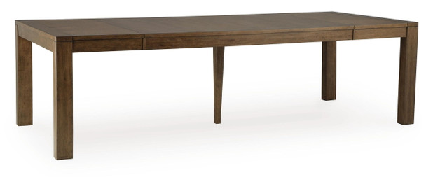 Marxmore - Rectangular Dining Room Butterfly Extension Table - Brown