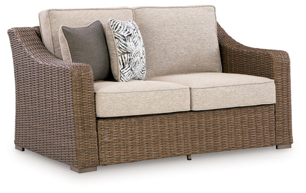 Laguna Heights - Loveseat With Cushion - Beige