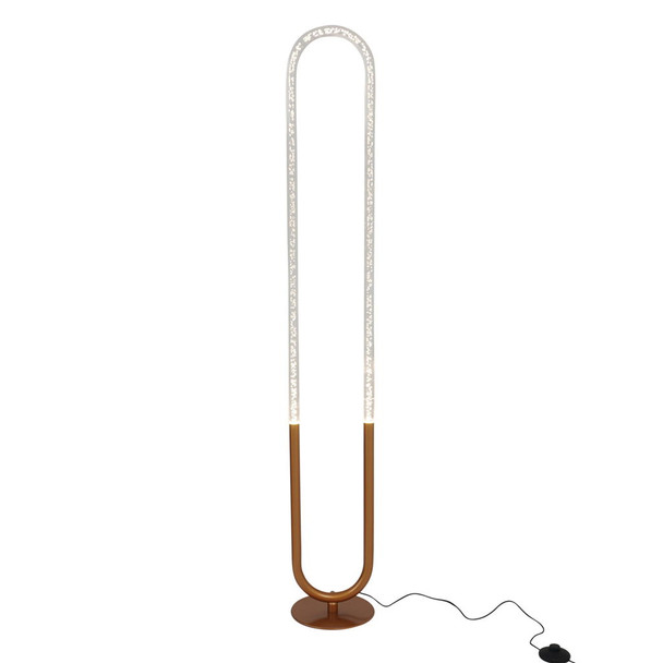 Zeon - LED Floor Lamp, 110 - 120V - Bronze