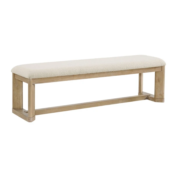 Backless Upholstered Dining Bench