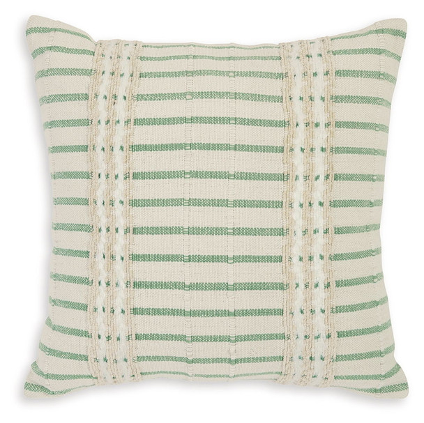 Rowton - Pillow (Set of 4) - White / Green
