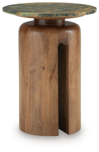 Caplow - Accent Table - Brown / Green