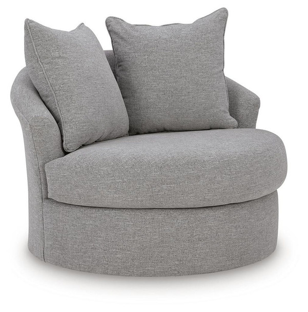 UrbanCrest - Swivel Accent Chair - Pewter