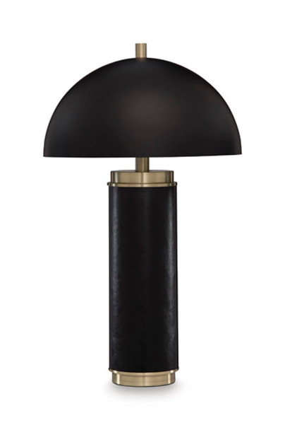 Lemland - Metal Table Lamp - Black / Gold Finish