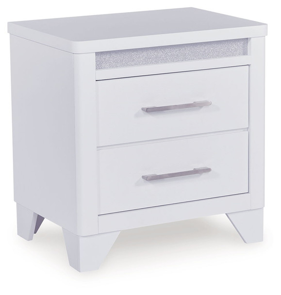 Jarlee - Two Drawer Night Stand - White