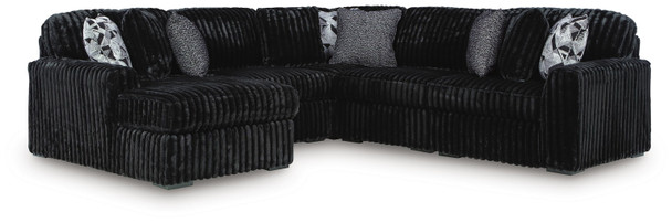 Midnight-Madness - 5 Piece Sectional
