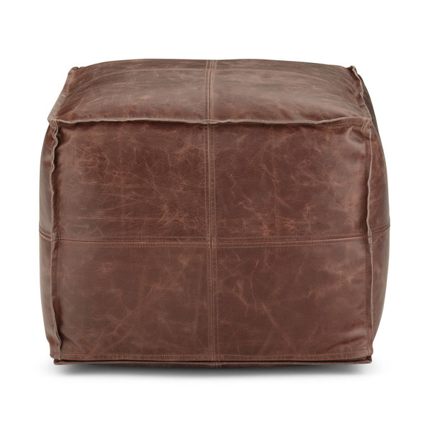 Sheffield - Handcrafted Square Pouf