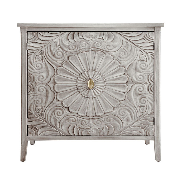 2 Door Cabinet, Suitable For Bedroom - Light Gray