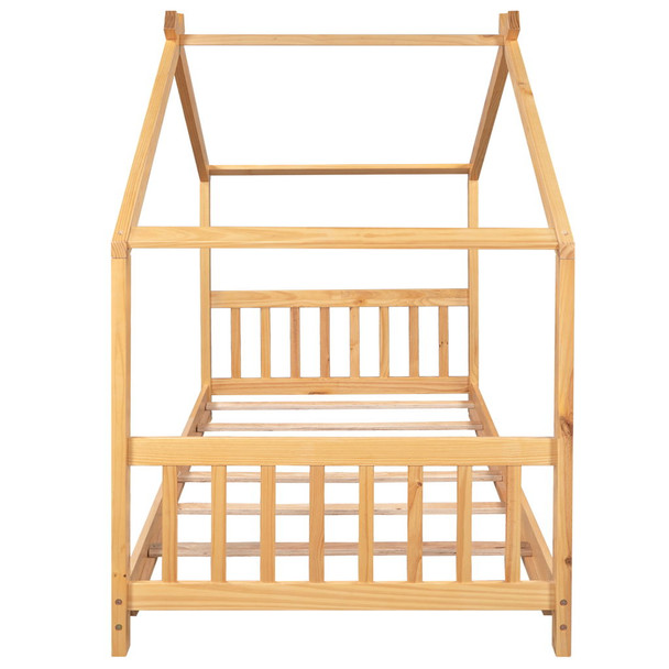 House Platform Bed With Headboard And Footboard, Roof Design