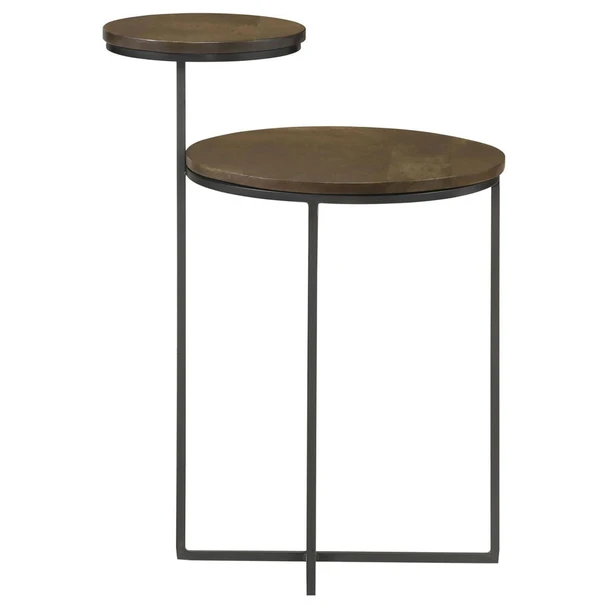 2 Tier Accent Table - Brown