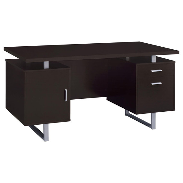 2 Drawer Floating Top Office Desk