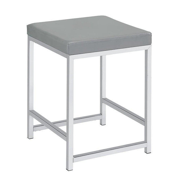 Upholstered Square Vanity Stool