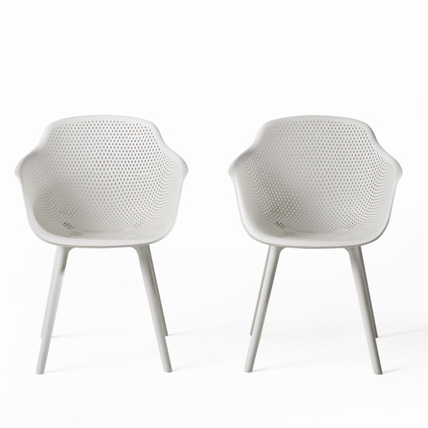 Lotus - Chair (Set of 2) - White