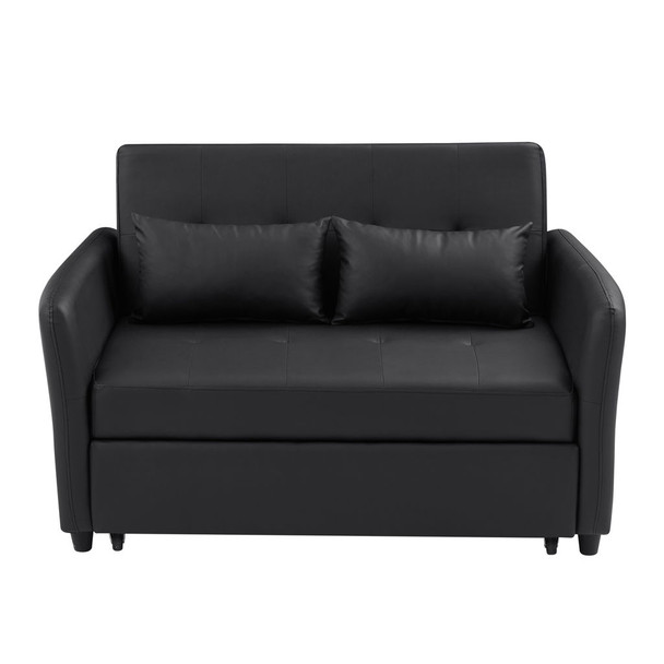Convertible Sleeper Sofa Bed With 3 USB Ports