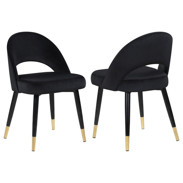 Arched Back Dining Chairs (Set of 2)